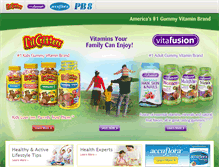 Tablet Screenshot of gummyvites.com